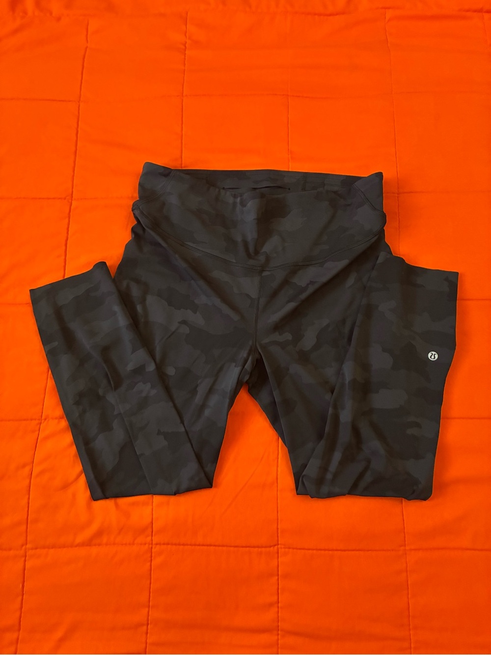 Lululemon Leggings Womens 14 Camo High Rise Athletic Activewear Gym